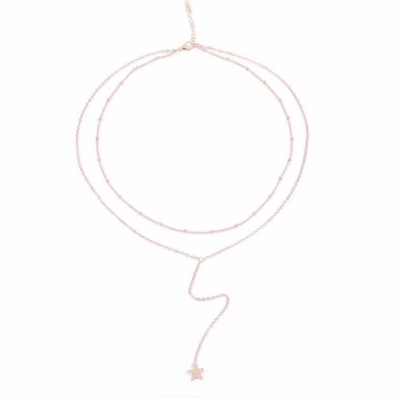 Last 1 New Dainty Star Double Layered Necklace - Picture 4 of 4